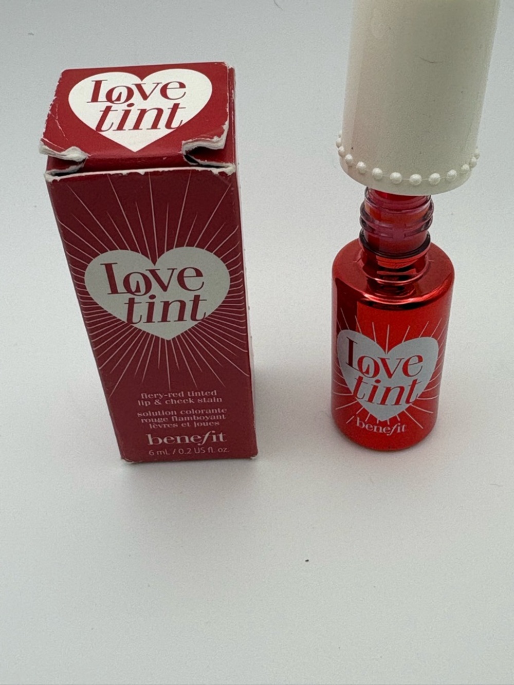 benefit Love tint liquid lip + cheek blush Stain BNIB